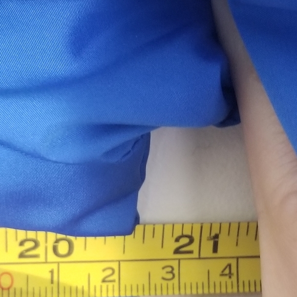 Old Navy Go-H2O Rain Coat Jacket Blue White Mesh Drawstring Hem Waist Mesh NWT - Picture 8 of 8